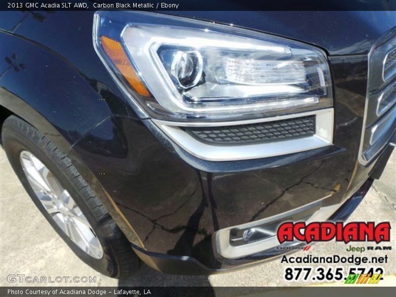 Carbon Black Metallic / Ebony 2013 GMC Acadia SLT AWD