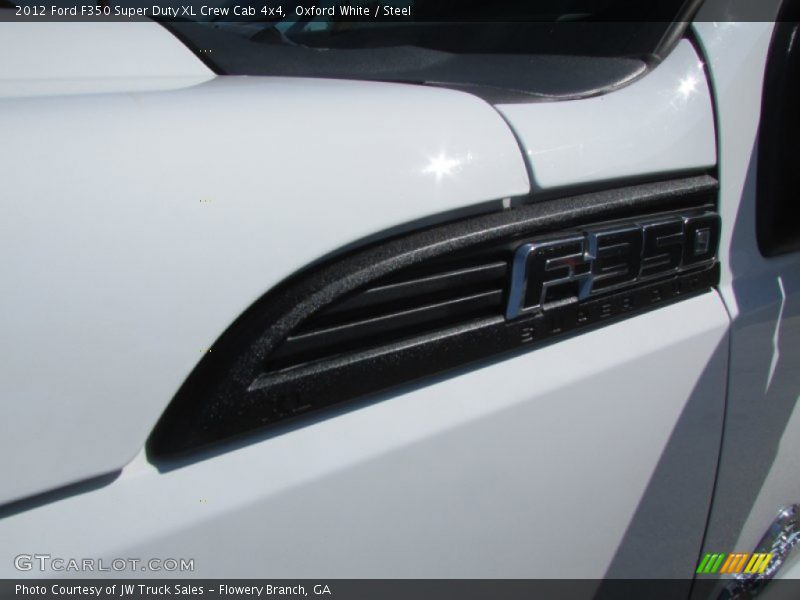 Oxford White / Steel 2012 Ford F350 Super Duty XL Crew Cab 4x4