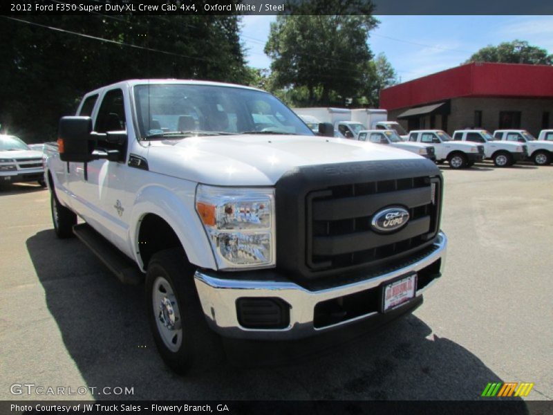 Oxford White / Steel 2012 Ford F350 Super Duty XL Crew Cab 4x4