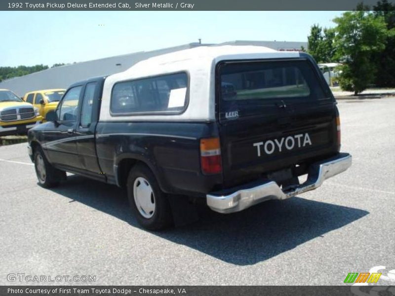 Silver Metallic / Gray 1992 Toyota Pickup Deluxe Extended Cab