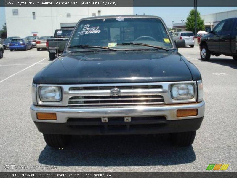 Silver Metallic / Gray 1992 Toyota Pickup Deluxe Extended Cab