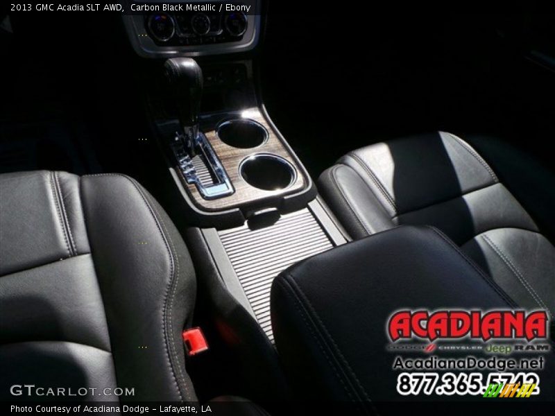 Carbon Black Metallic / Ebony 2013 GMC Acadia SLT AWD