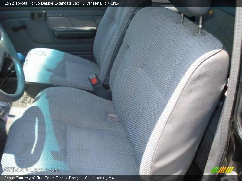 Silver Metallic / Gray 1992 Toyota Pickup Deluxe Extended Cab