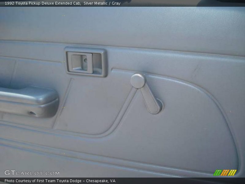 Silver Metallic / Gray 1992 Toyota Pickup Deluxe Extended Cab