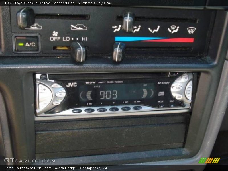 Silver Metallic / Gray 1992 Toyota Pickup Deluxe Extended Cab