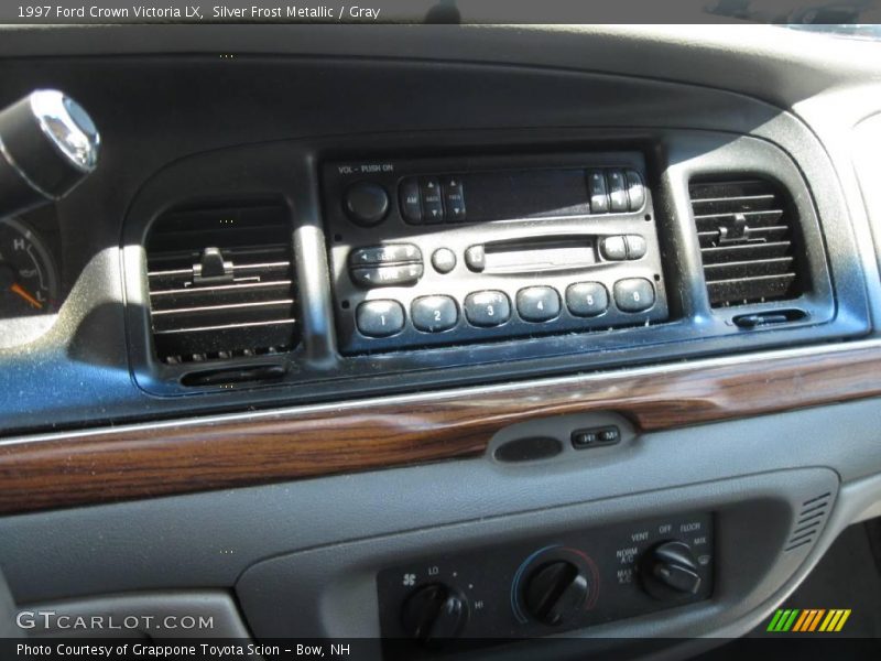 Silver Frost Metallic / Gray 1997 Ford Crown Victoria LX