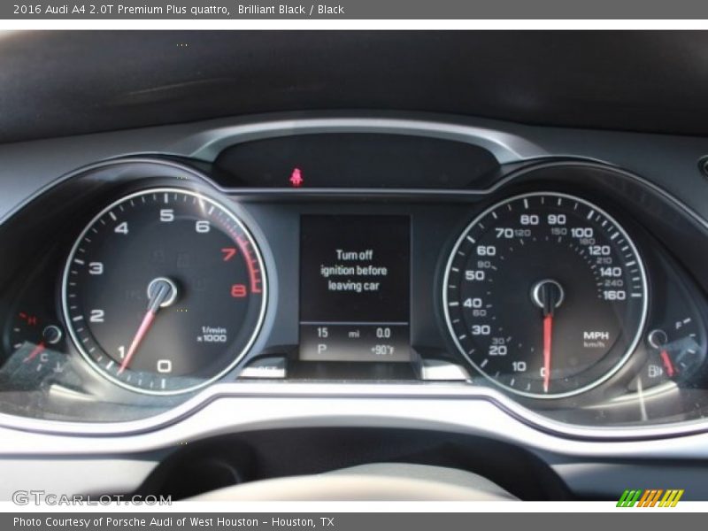 Brilliant Black / Black 2016 Audi A4 2.0T Premium Plus quattro