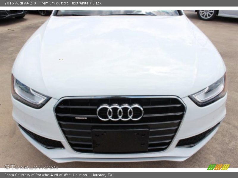 Ibis White / Black 2016 Audi A4 2.0T Premium quattro