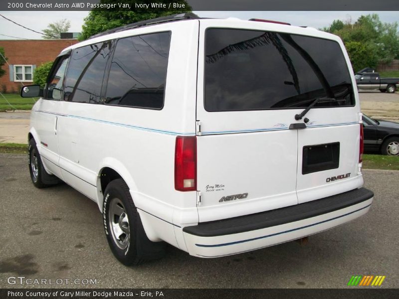Ivory White / Blue 2000 Chevrolet Astro AWD Passenger Van
