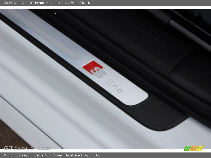 Ibis White / Black 2016 Audi A4 2.0T Premium quattro