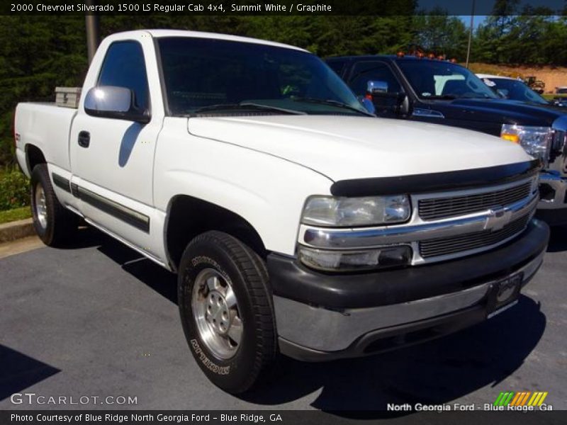 Summit White / Graphite 2000 Chevrolet Silverado 1500 LS Regular Cab 4x4