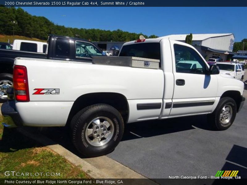 Summit White / Graphite 2000 Chevrolet Silverado 1500 LS Regular Cab 4x4