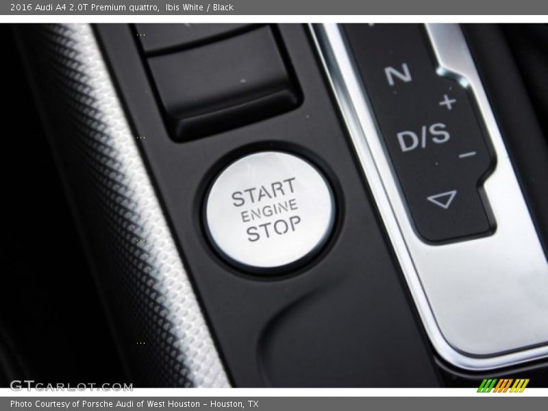 Ibis White / Black 2016 Audi A4 2.0T Premium quattro