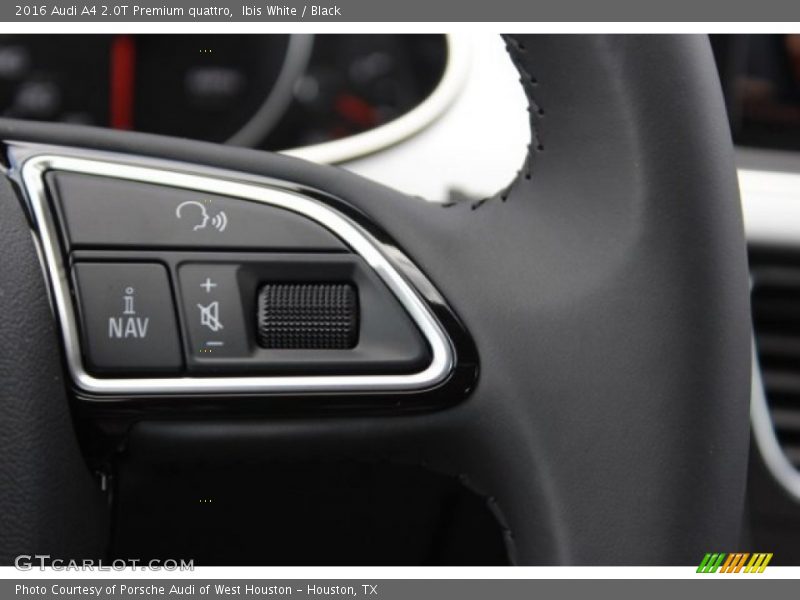 Ibis White / Black 2016 Audi A4 2.0T Premium quattro