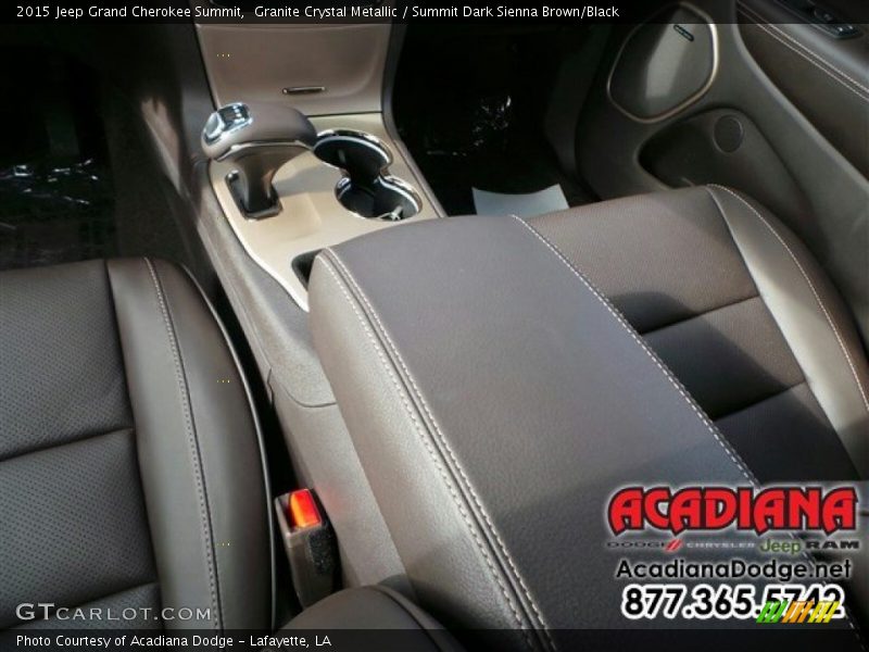 Granite Crystal Metallic / Summit Dark Sienna Brown/Black 2015 Jeep Grand Cherokee Summit