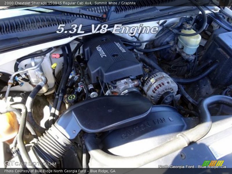 Summit White / Graphite 2000 Chevrolet Silverado 1500 LS Regular Cab 4x4