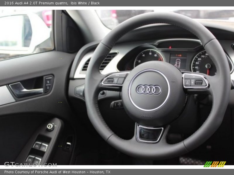 Ibis White / Black 2016 Audi A4 2.0T Premium quattro