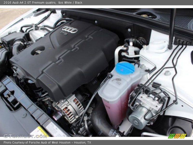 Ibis White / Black 2016 Audi A4 2.0T Premium quattro