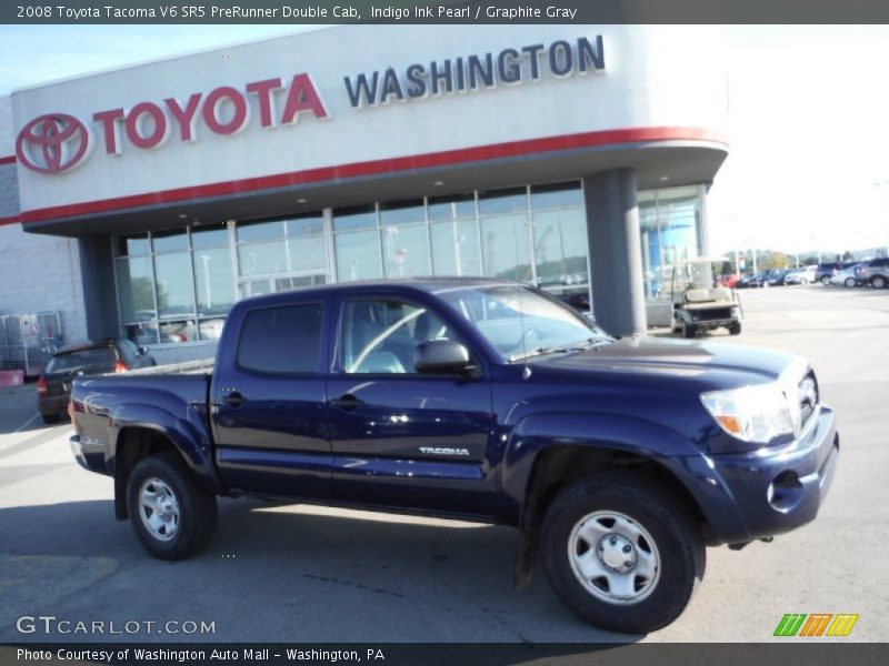 Indigo Ink Pearl / Graphite Gray 2008 Toyota Tacoma V6 SR5 PreRunner Double Cab