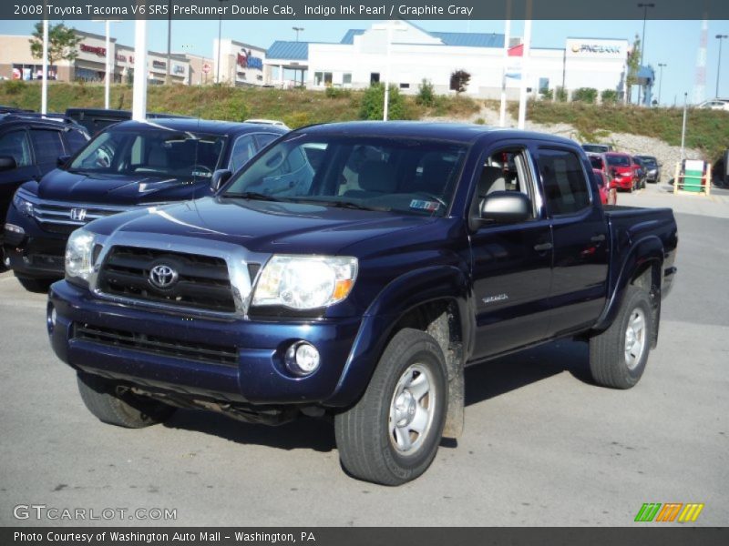 Indigo Ink Pearl / Graphite Gray 2008 Toyota Tacoma V6 SR5 PreRunner Double Cab