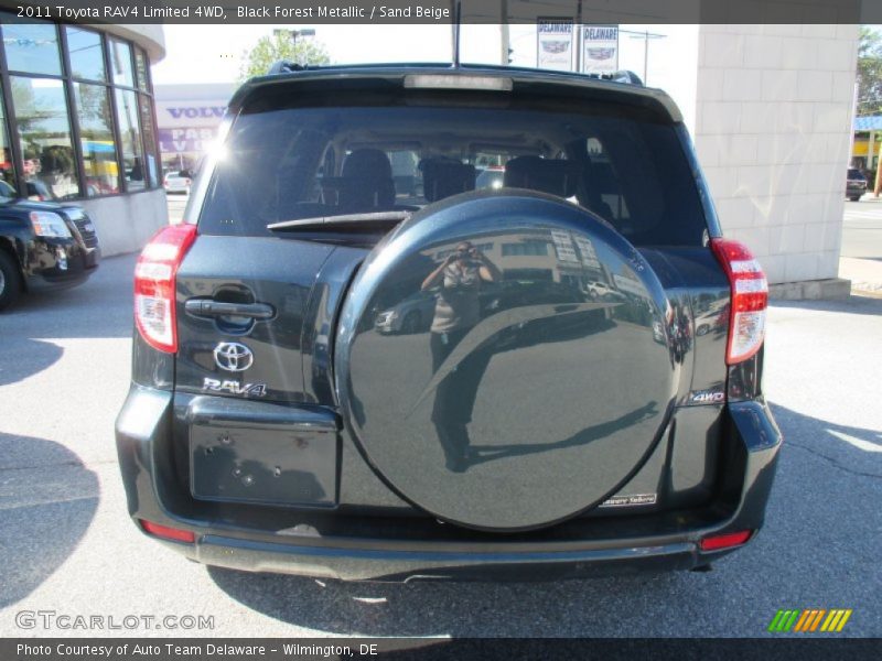 Black Forest Metallic / Sand Beige 2011 Toyota RAV4 Limited 4WD