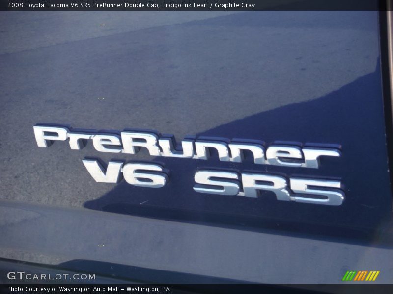 Indigo Ink Pearl / Graphite Gray 2008 Toyota Tacoma V6 SR5 PreRunner Double Cab