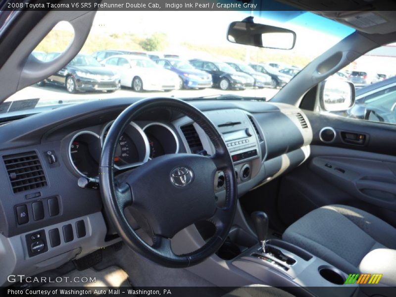Indigo Ink Pearl / Graphite Gray 2008 Toyota Tacoma V6 SR5 PreRunner Double Cab