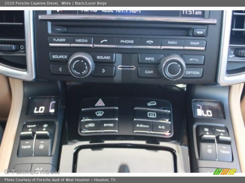 Controls of 2016 Cayenne Diesel