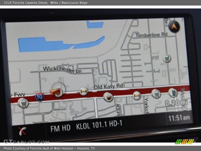 Navigation of 2016 Cayenne Diesel