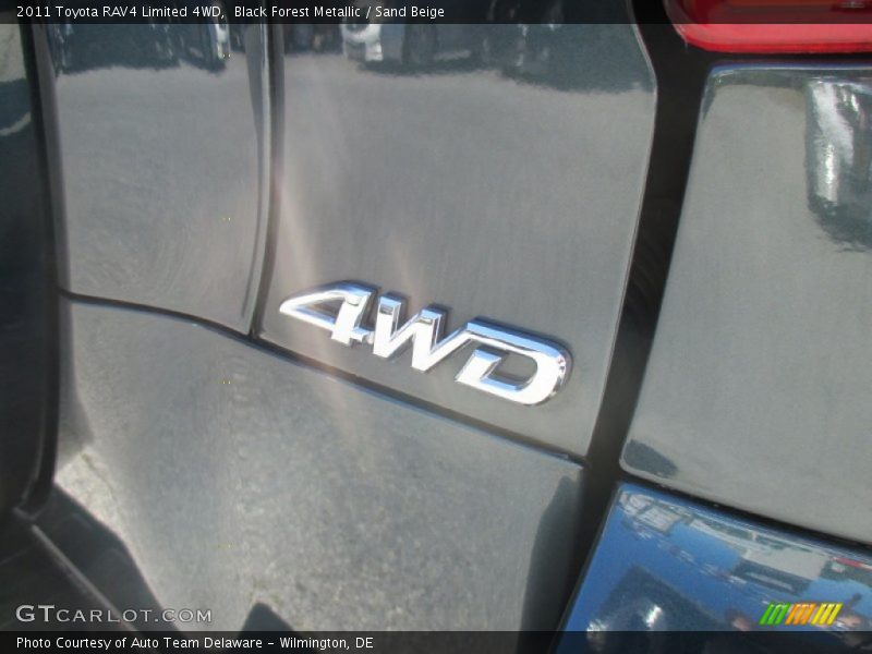 Black Forest Metallic / Sand Beige 2011 Toyota RAV4 Limited 4WD