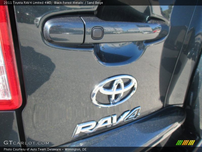 Black Forest Metallic / Sand Beige 2011 Toyota RAV4 Limited 4WD