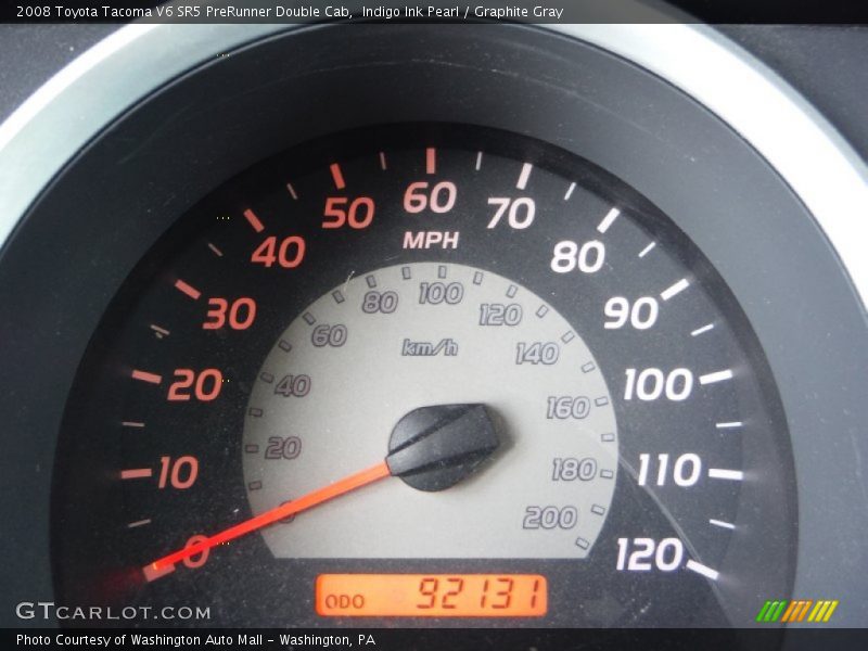 Indigo Ink Pearl / Graphite Gray 2008 Toyota Tacoma V6 SR5 PreRunner Double Cab