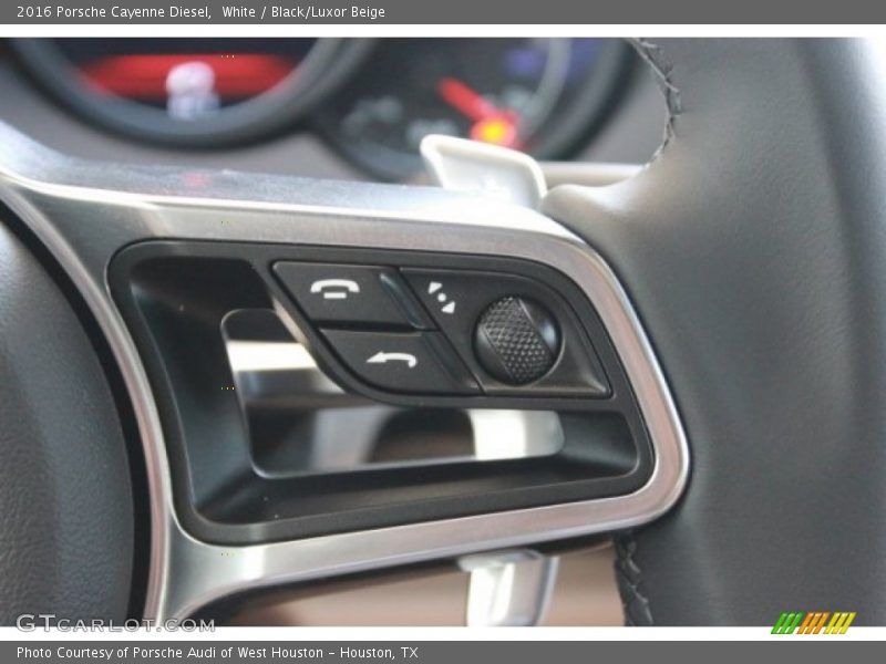 White / Black/Luxor Beige 2016 Porsche Cayenne Diesel