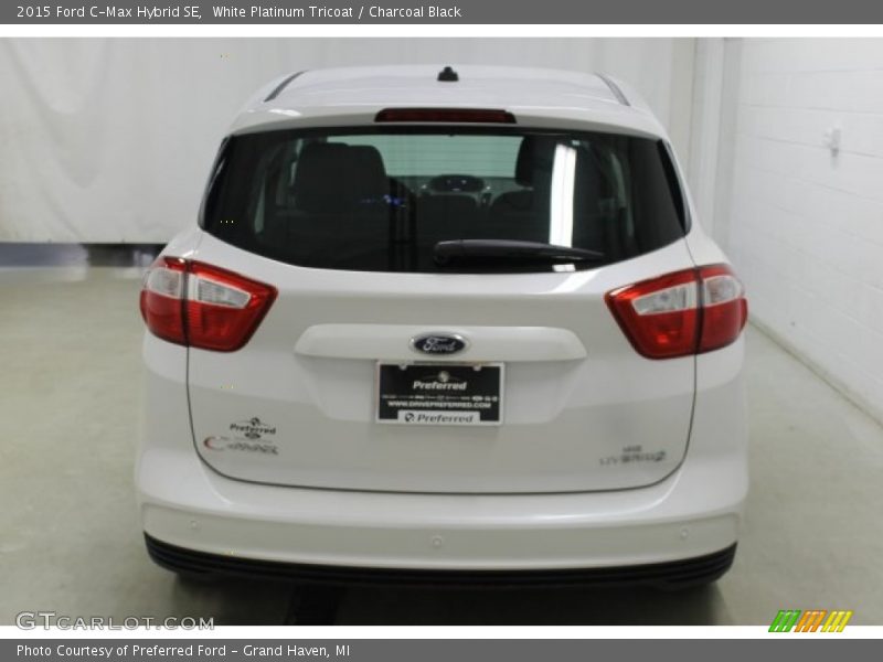 White Platinum Tricoat / Charcoal Black 2015 Ford C-Max Hybrid SE
