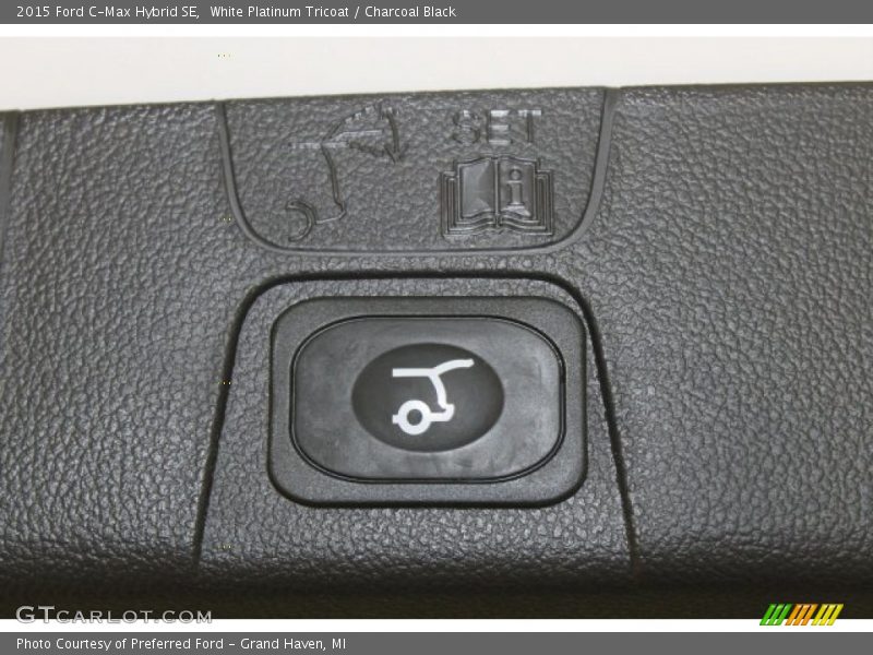 White Platinum Tricoat / Charcoal Black 2015 Ford C-Max Hybrid SE