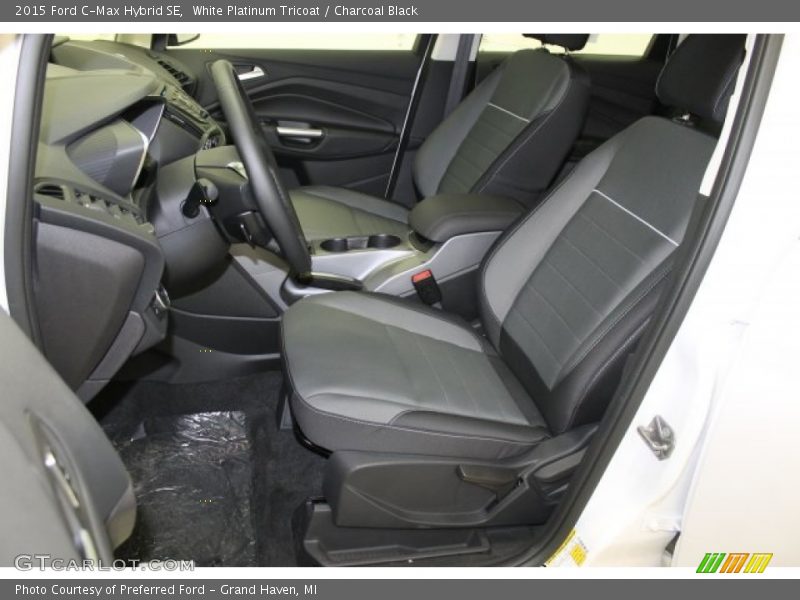 White Platinum Tricoat / Charcoal Black 2015 Ford C-Max Hybrid SE