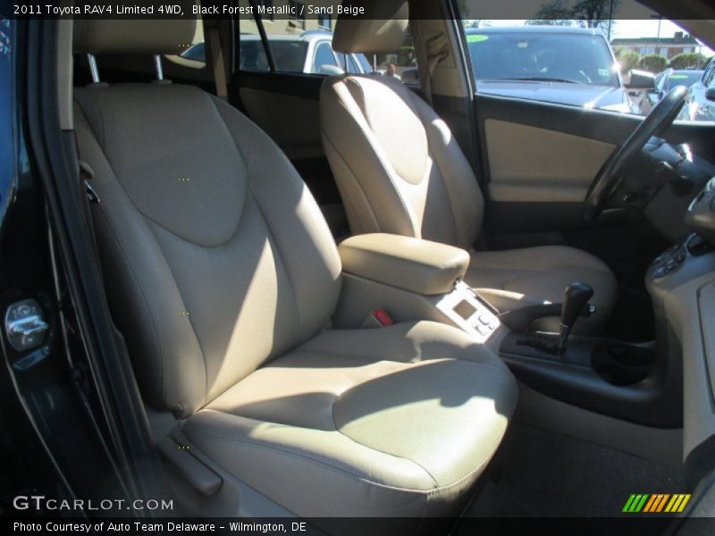 Black Forest Metallic / Sand Beige 2011 Toyota RAV4 Limited 4WD