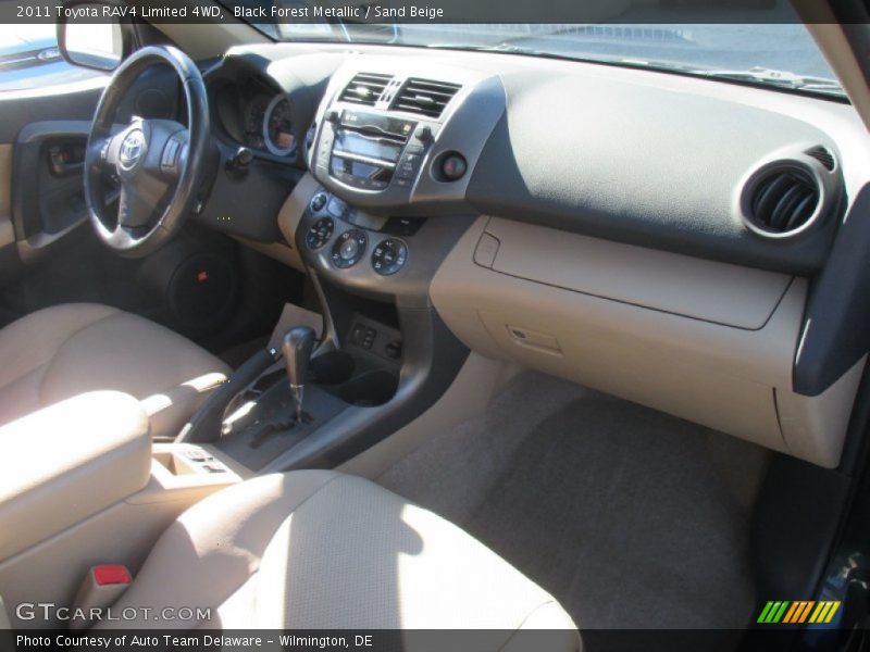 Black Forest Metallic / Sand Beige 2011 Toyota RAV4 Limited 4WD