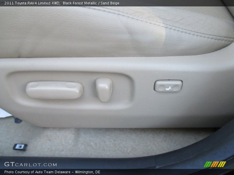 Black Forest Metallic / Sand Beige 2011 Toyota RAV4 Limited 4WD