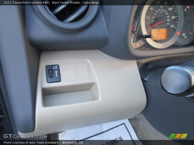 Black Forest Metallic / Sand Beige 2011 Toyota RAV4 Limited 4WD