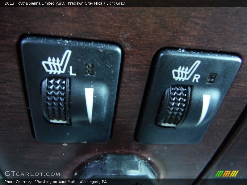 Predawn Gray Mica / Light Gray 2013 Toyota Sienna Limited AWD