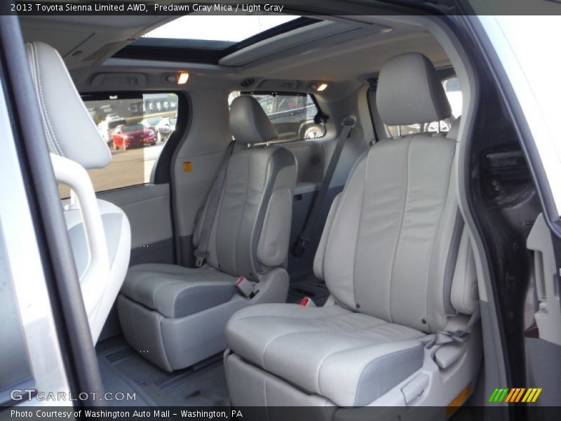 Predawn Gray Mica / Light Gray 2013 Toyota Sienna Limited AWD