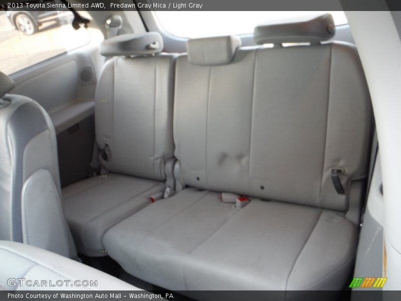 Predawn Gray Mica / Light Gray 2013 Toyota Sienna Limited AWD