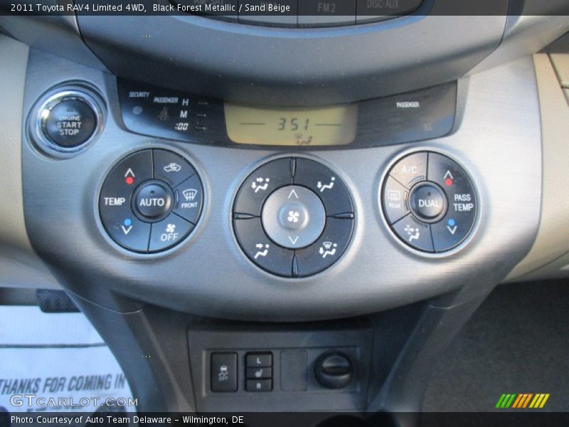 Black Forest Metallic / Sand Beige 2011 Toyota RAV4 Limited 4WD