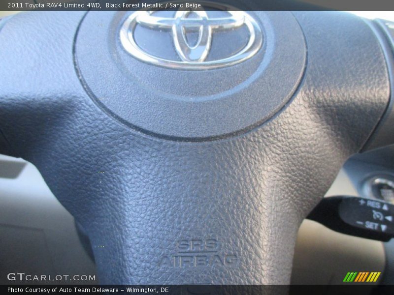 Black Forest Metallic / Sand Beige 2011 Toyota RAV4 Limited 4WD