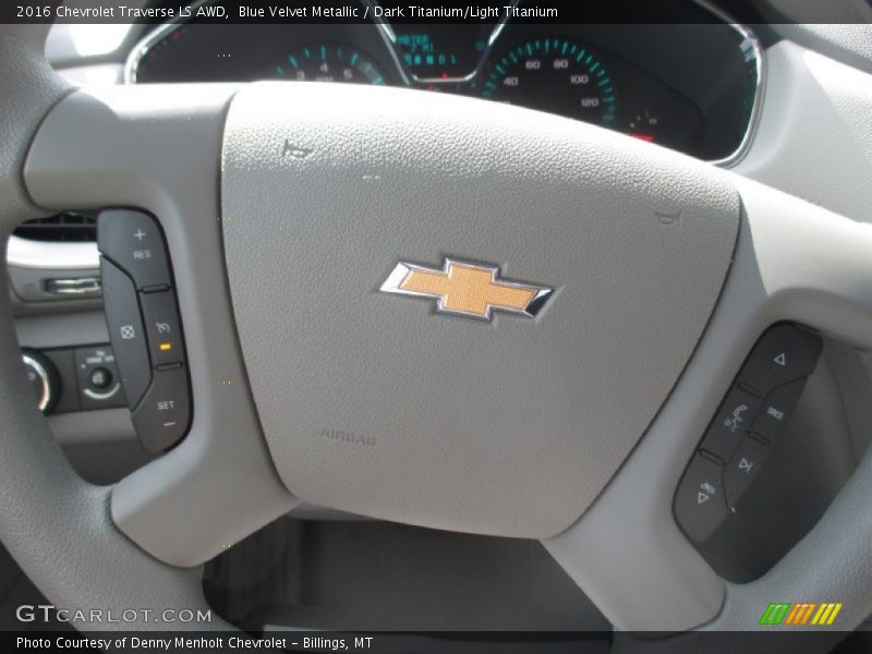 Blue Velvet Metallic / Dark Titanium/Light Titanium 2016 Chevrolet Traverse LS AWD