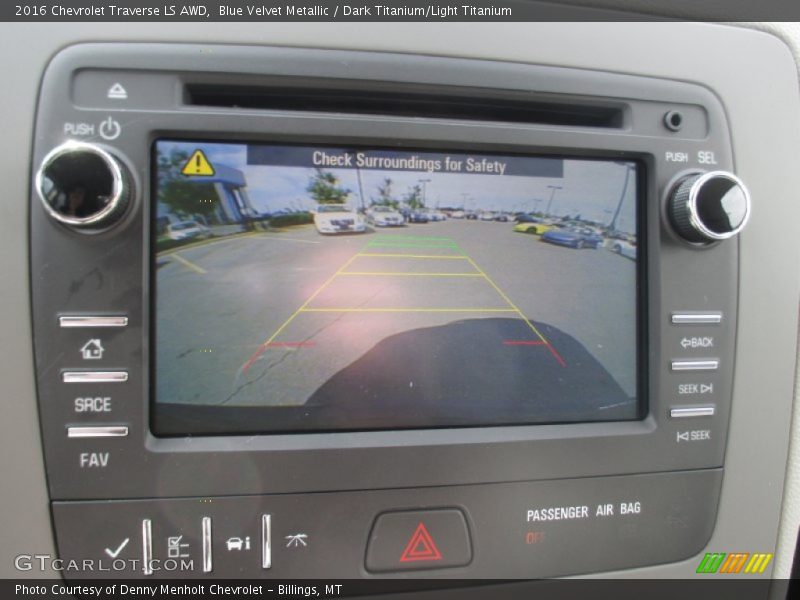 Blue Velvet Metallic / Dark Titanium/Light Titanium 2016 Chevrolet Traverse LS AWD