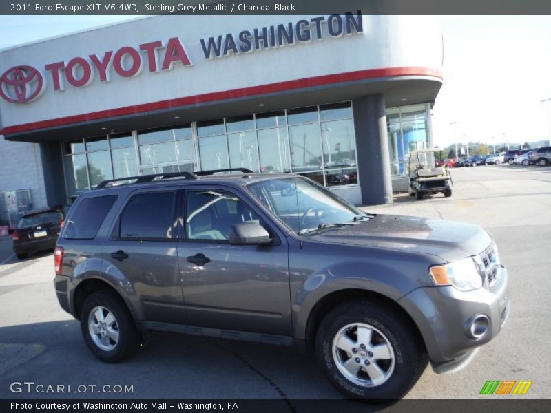 Sterling Grey Metallic / Charcoal Black 2011 Ford Escape XLT V6 4WD