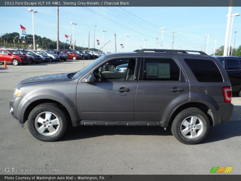 Sterling Grey Metallic / Charcoal Black 2011 Ford Escape XLT V6 4WD