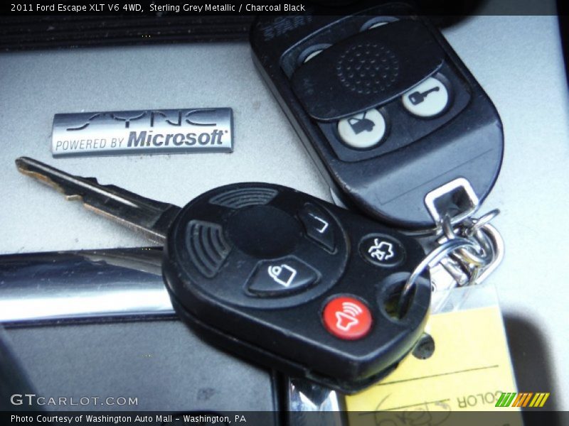 Sterling Grey Metallic / Charcoal Black 2011 Ford Escape XLT V6 4WD